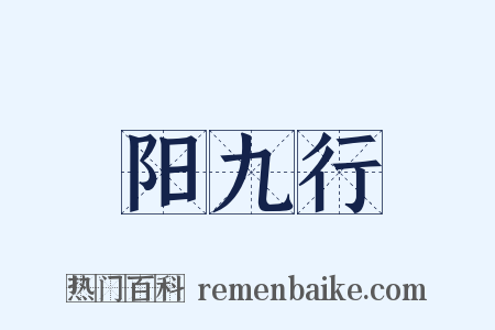 阳九行是什么意思的图片